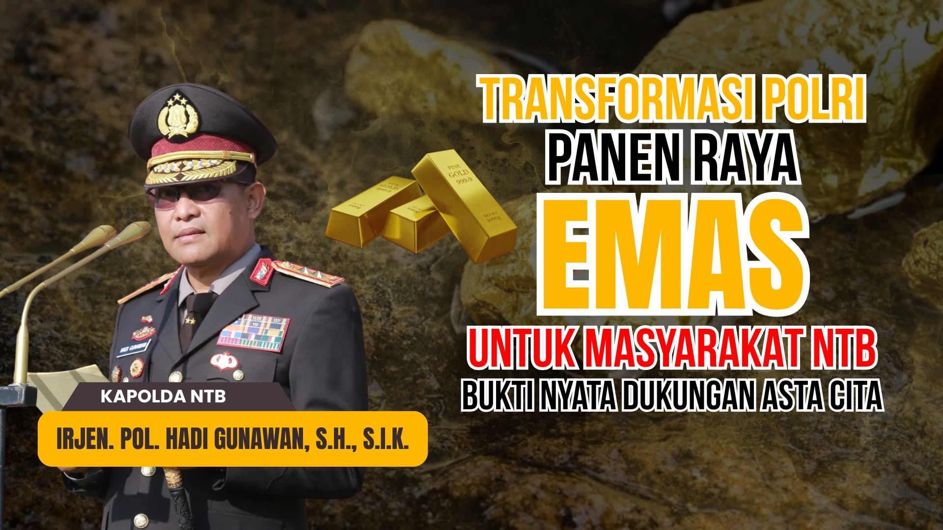 Program Percontohan Nasional: Inisiasi Kapolda NTB Sulap Penambang Ilegal Jadi Anggota Koperasi Kaya Raya